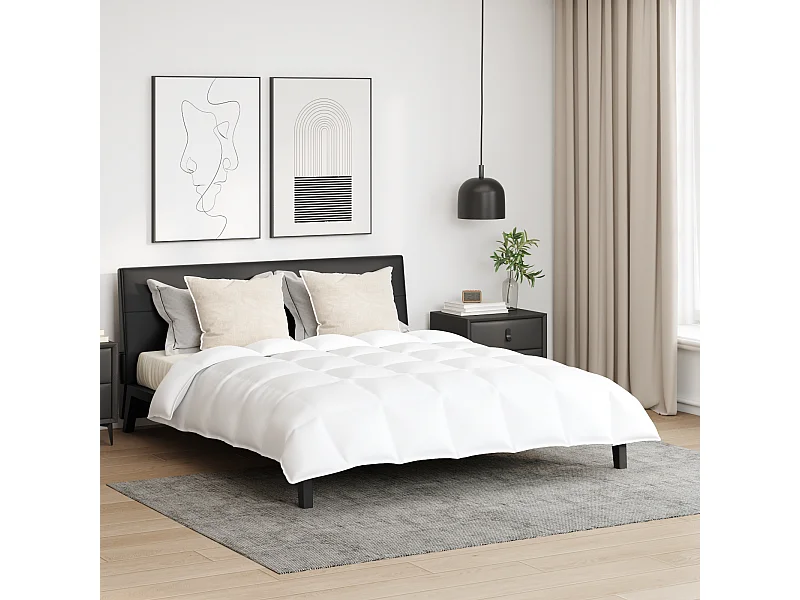 Couette | Duvet | Couverture Other avec oreiller 3 pcs Blanc 240 x 220 cm Bas
