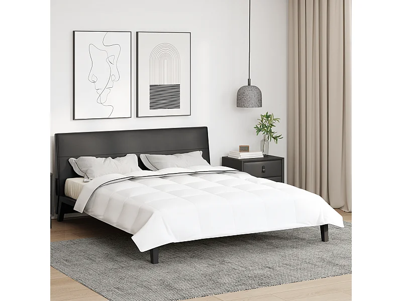 Duvet d'hiver | Couette Blanc 240 x 260 cm Bas