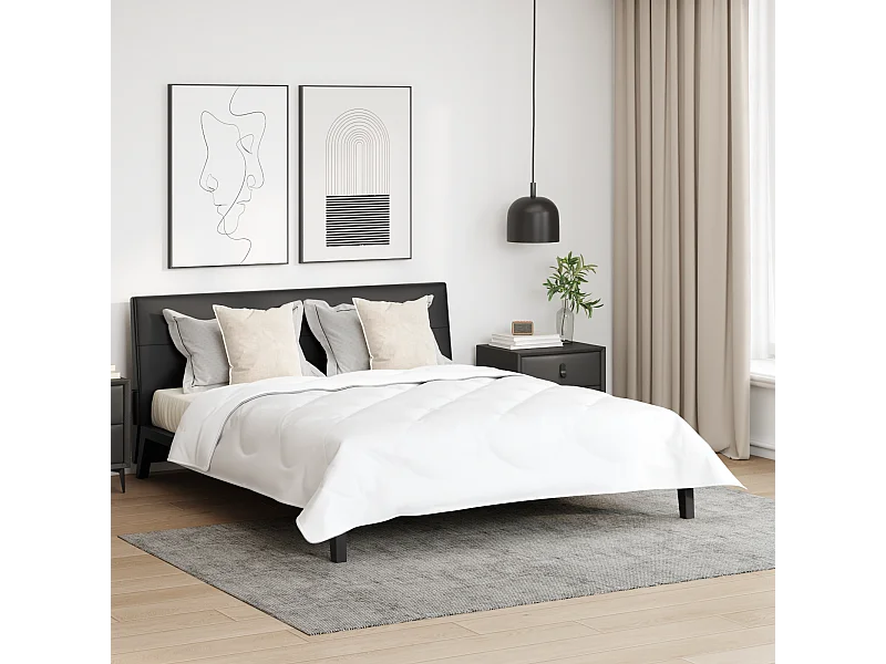Couette | Duvet | Couverture Autre avec oreiller 3 pcs Blanc 240 x 260 cm Microfibre