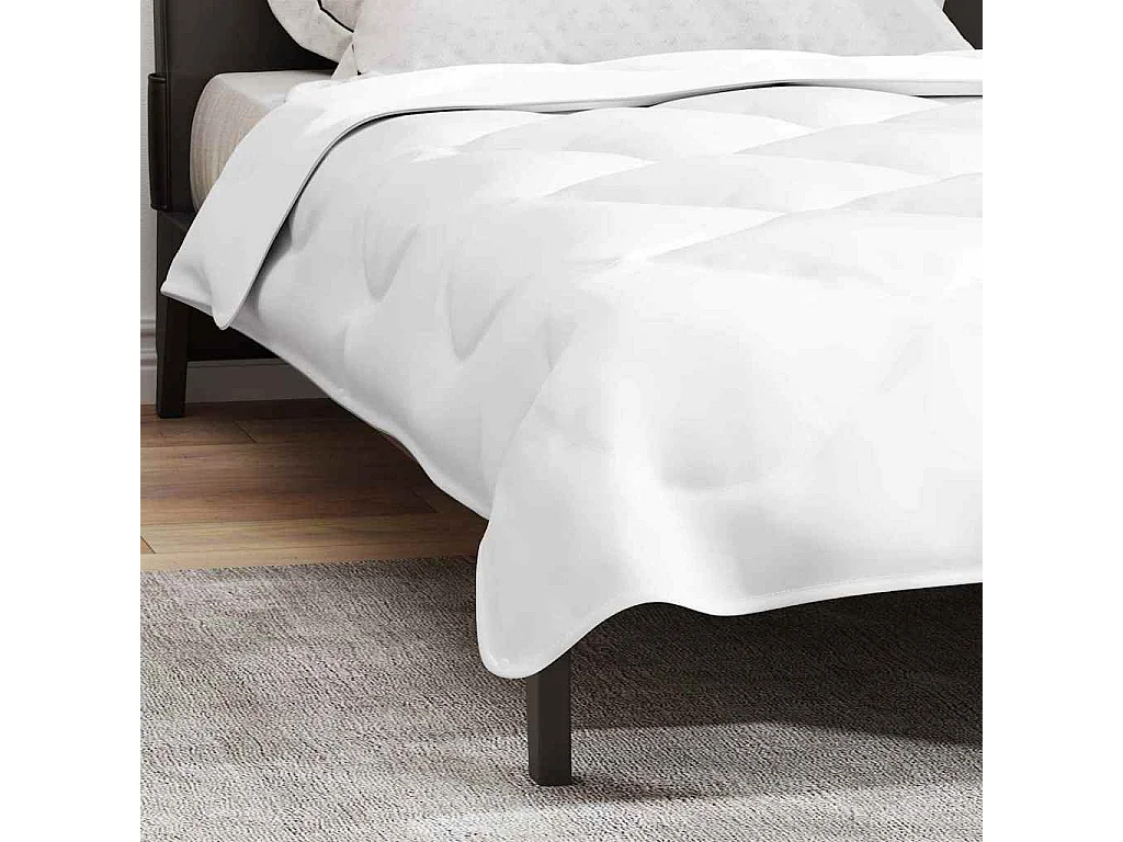 Couettes & Duvets | Couverture Blanc 135 x 200 cm Microfibre
