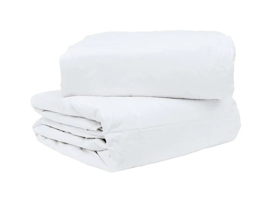 Couettes & Duvets | Couverture Blanc 240 x 220 cm Bas