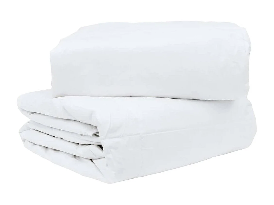 Couettes & Duvets | Couverture Blanc 240 x 220 cm Bas