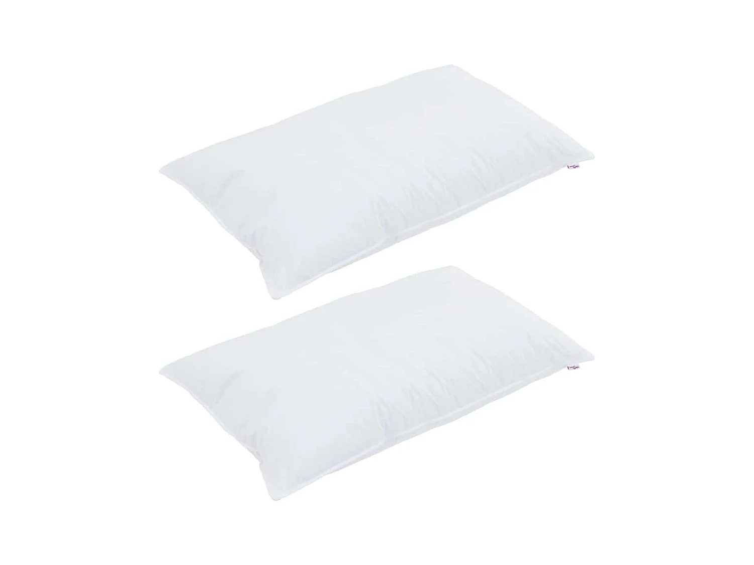 Ensemble de Couette 3 pcs Duvets | Couverture Blanc 240 x 200 cm Microfibre