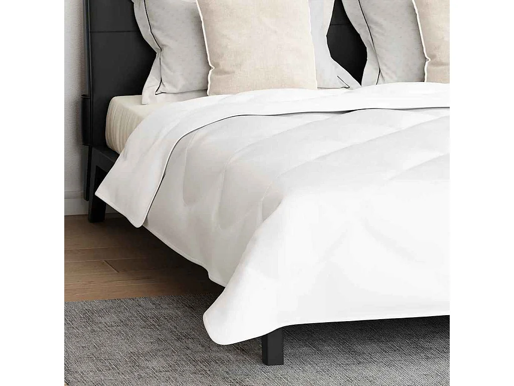 Couette | Duvet | Couverture Autre avec oreiller 3 pcs Blanc 260 x 220 cm Microfibre
