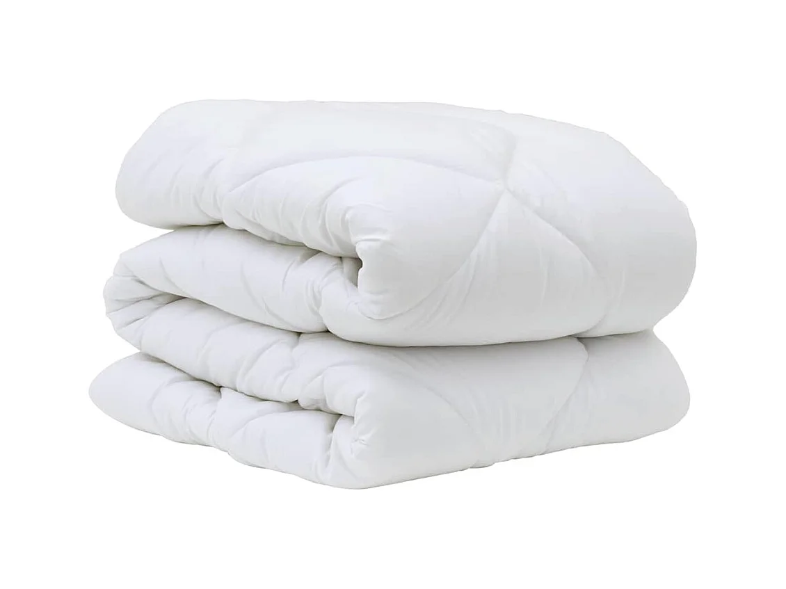 Couette | Duvet | Couverture Autre avec oreiller 3 pcs Blanc 200 x 220 cm Microfibre