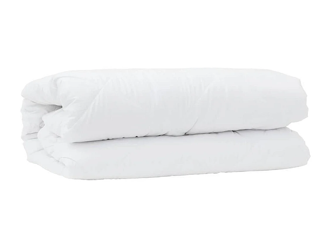 Couettes & Duvets | Couverture Blanc 140 x 220 cm Microfibre