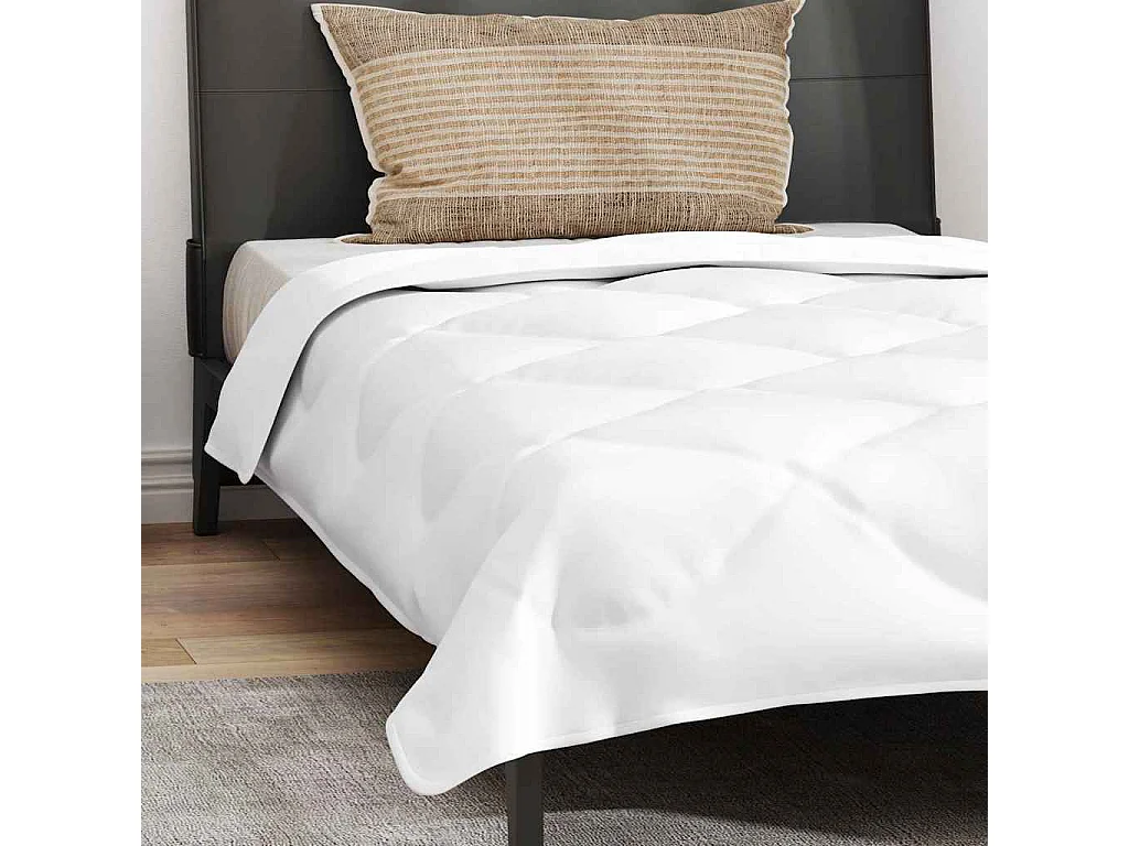 Duvet | Couette  toutes saisons Blanc 140 x 200 cm Microfibre