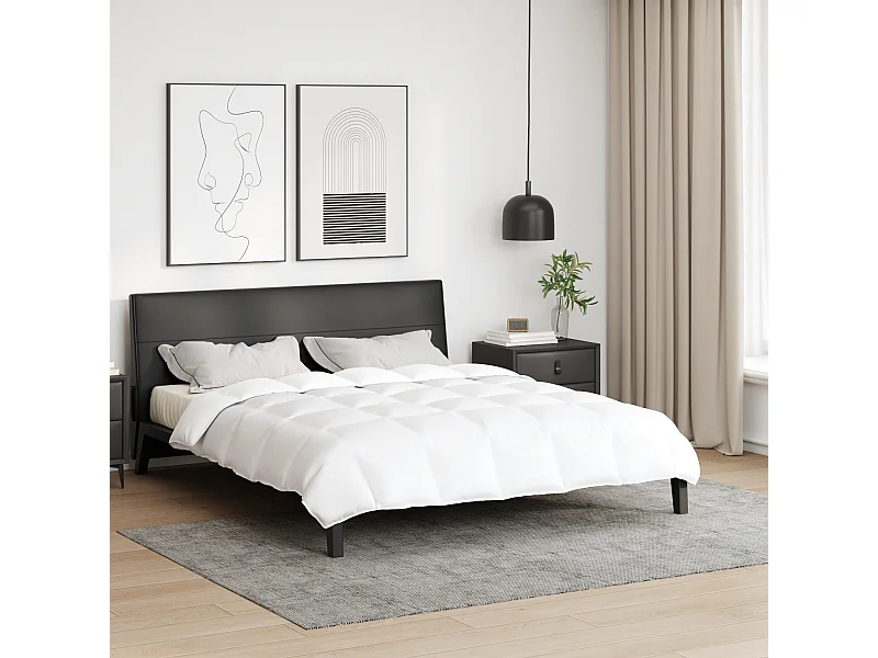 Couettes & Duvets | Couverture Blanc 240 x 260 cm Bas