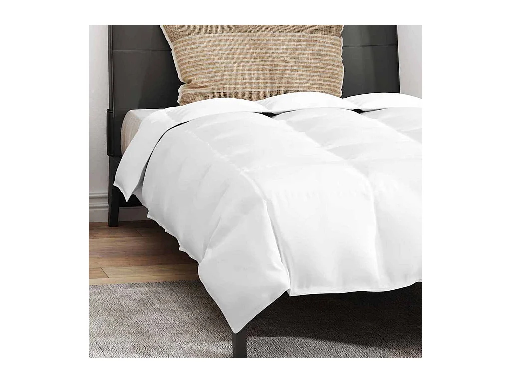 Ensemble de Couette avec oreiller 2 pcs Duvets | Couverture Blanc 135 x 200 cm Bas