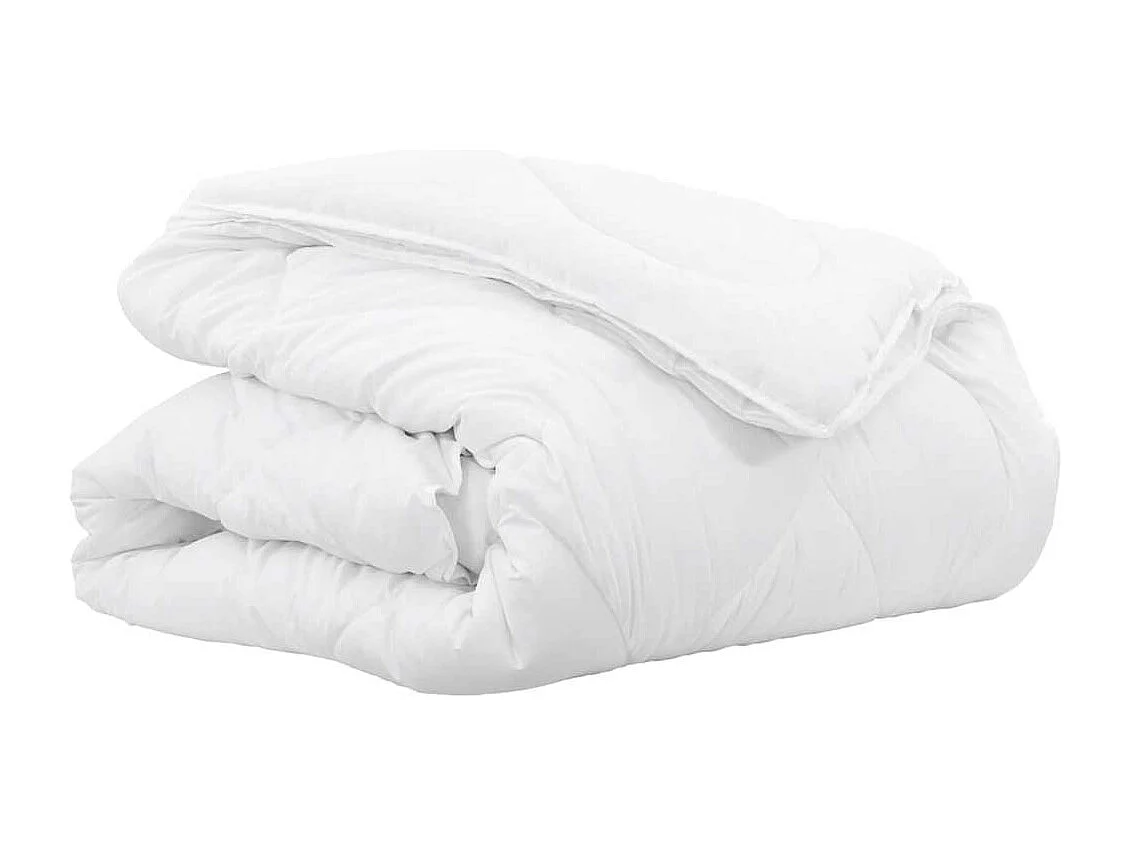 Couettes & Duvets | Couverture Blanc 200 x 200 cm Microfibre