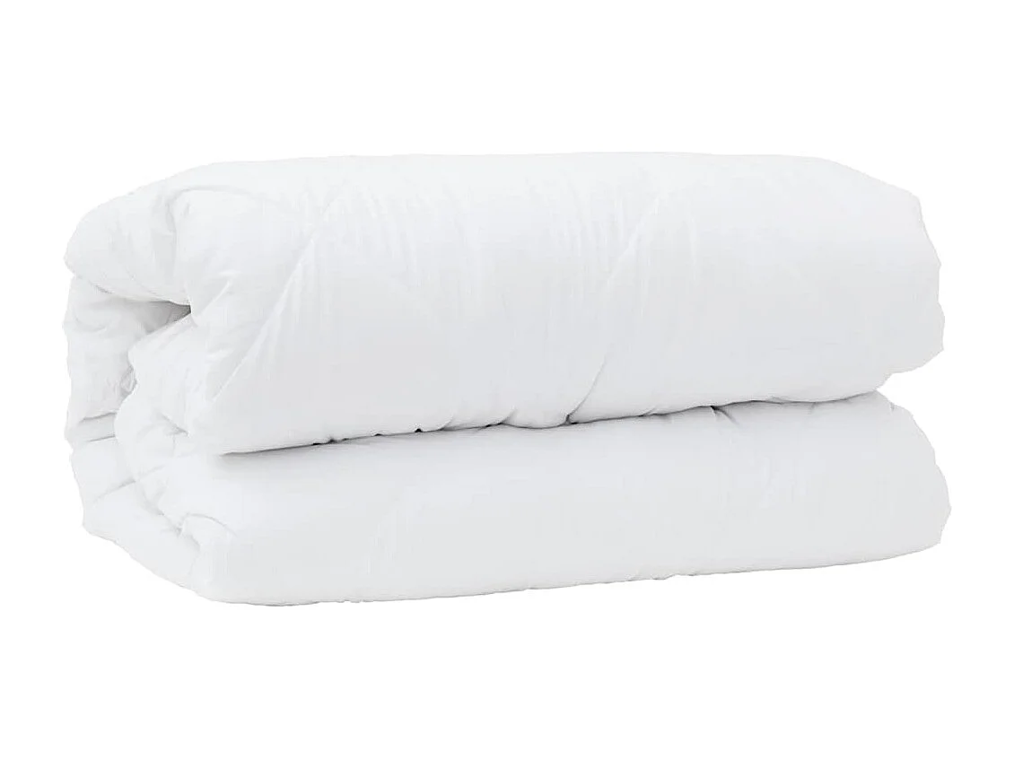 Couette | Duvet | Couverture Autre avec oreiller 3 pcs Blanc 260 x 220 cm Microfibre
