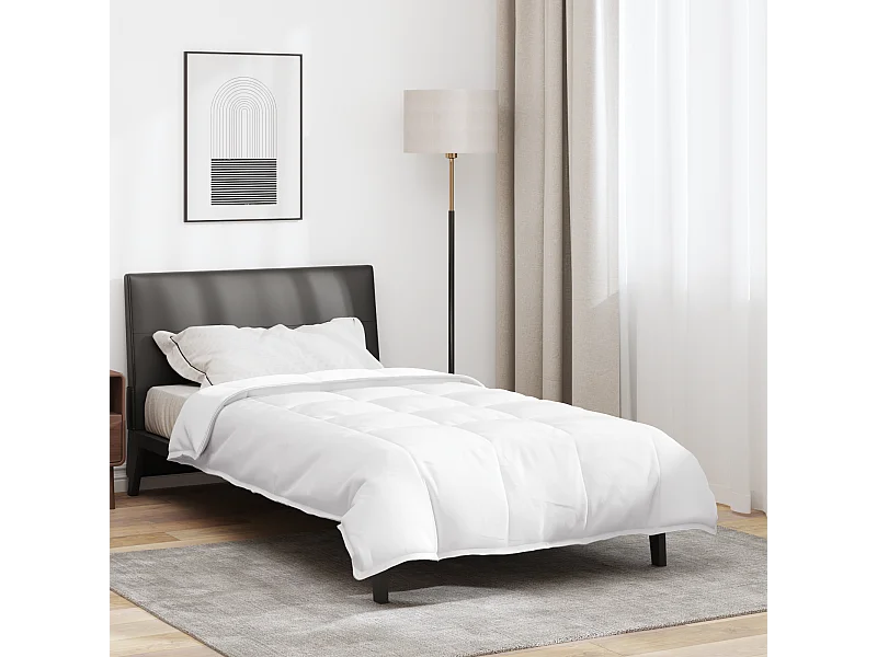 Couettes & Duvets | Couverture Blanc 155 x 220 cm Bas