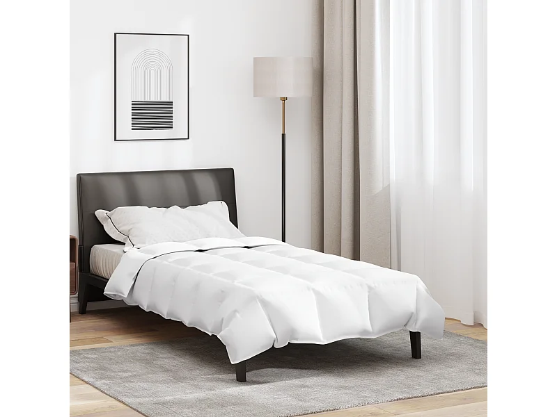 Couettes & Duvets | Couverture Blanc 155 x 220 cm Bas