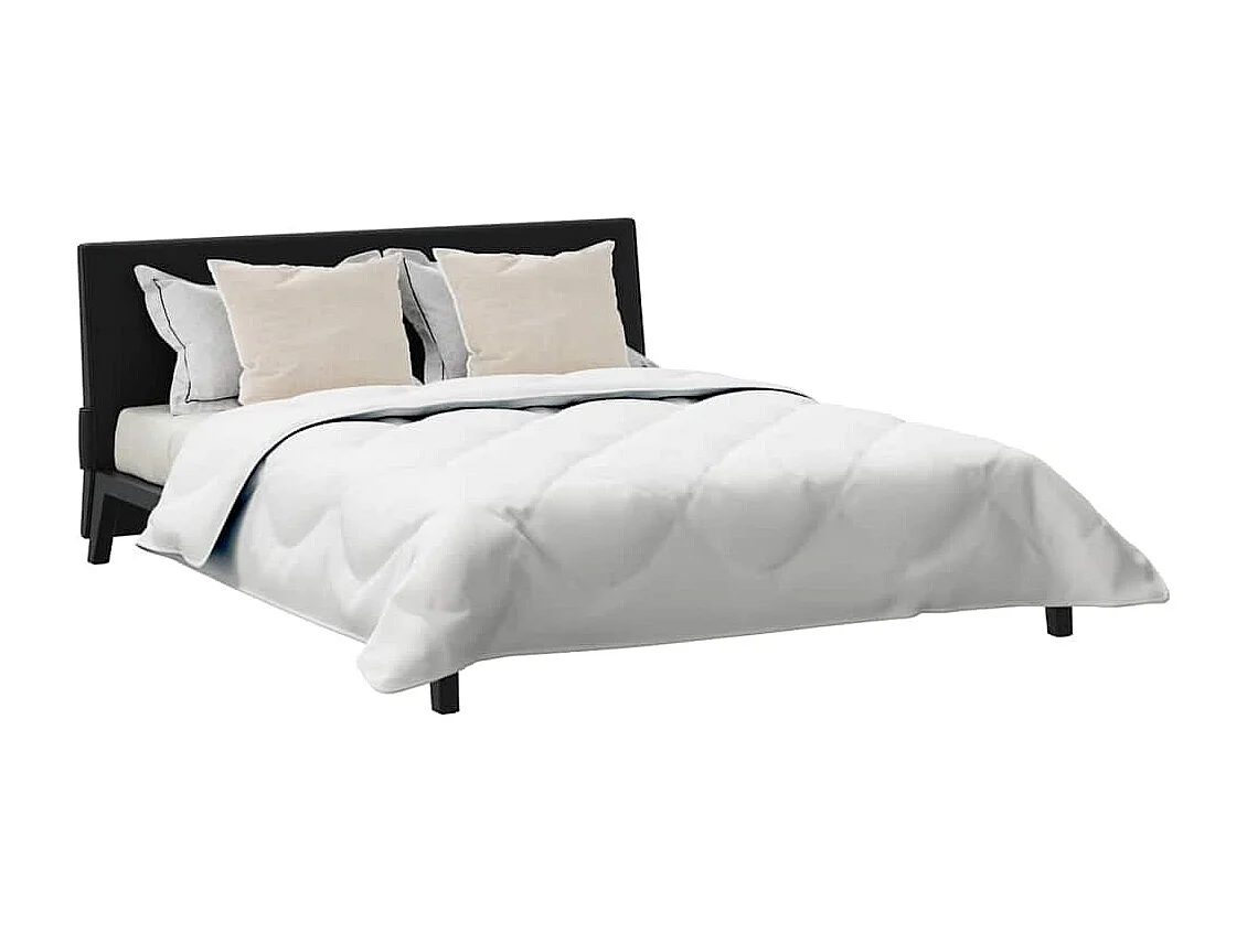 Couette | Duvet | Couverture avec oreiller 3 pcs Blanc 200 x 200 cm Microfibre