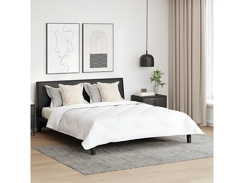 Couette | Duvet | Couverture Autre avec oreiller 3 pcs Blanc 240 x 200 cm Microfibre
