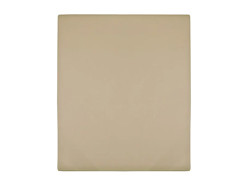 Drap-housse | Protege-matelas | Housse de matelas Jersey Taupe 180x200 cm Coton