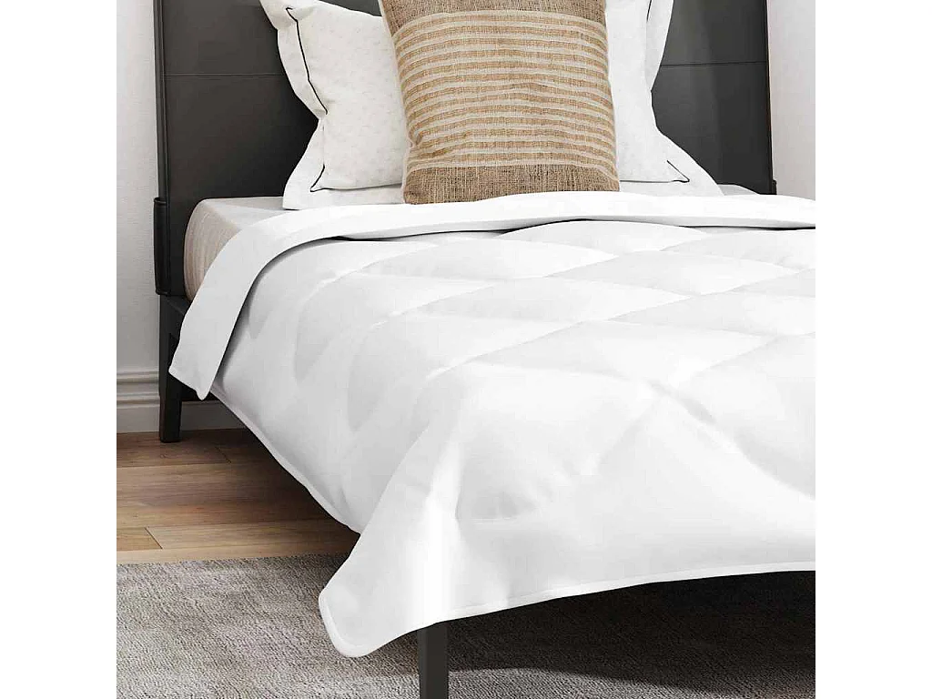 Duvet | Couette  toutes saisons Blanc 155 x 220 cm Microfibre