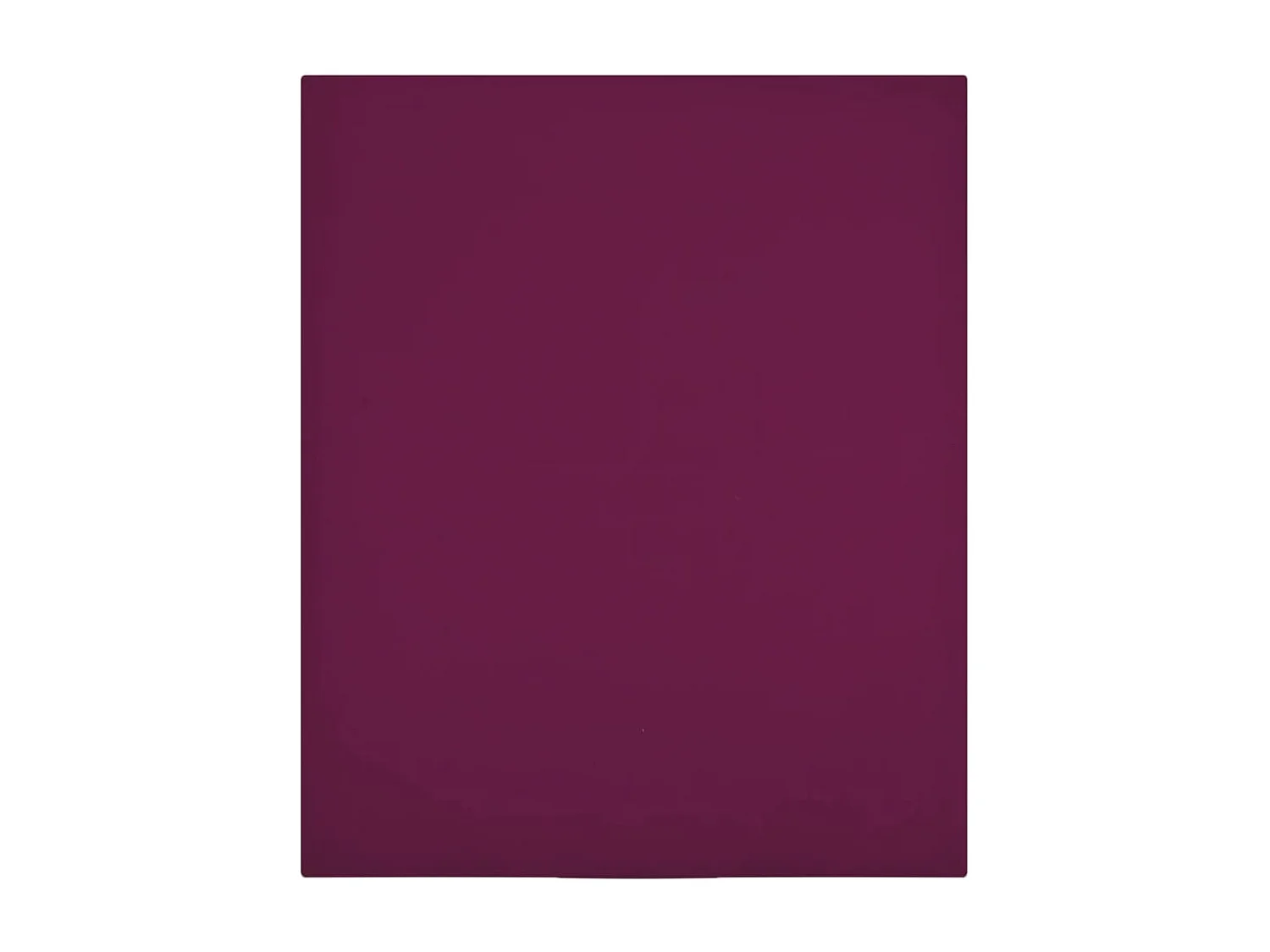Draps-housses Jersey 2 pcs | Protege-matelas | Housse de matelas Bordeaux 100x200 cm Coton