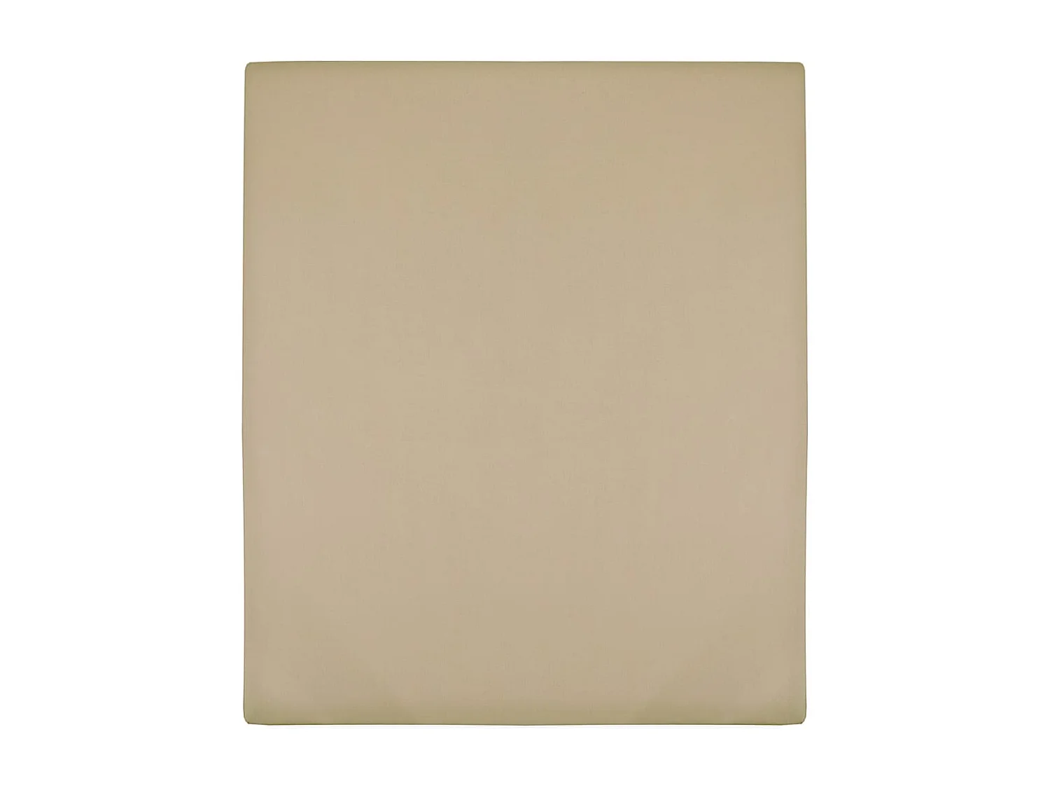 Drap-housse | Protege-matelas | Housse de matelas Jersey Taupe 90x200 cm Coton