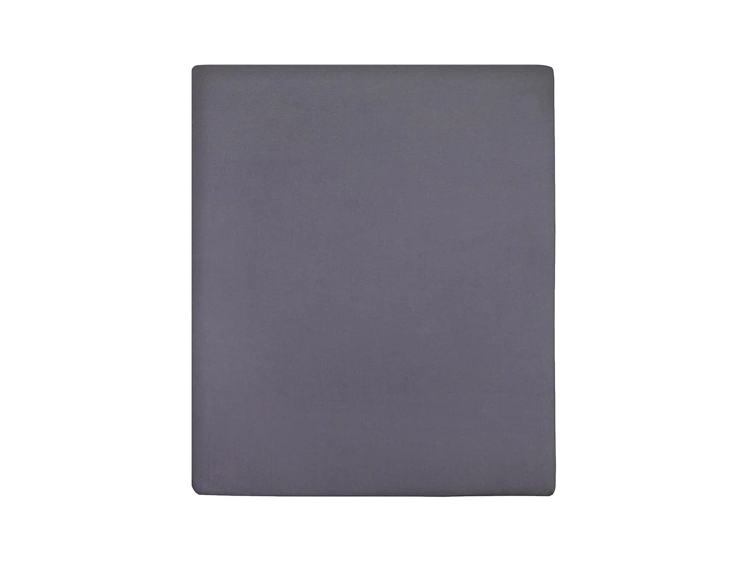 Draps-housses Jersey 2 pcs | Protege-matelas | Housse de matelas Anthracite 140x200 cm Coton