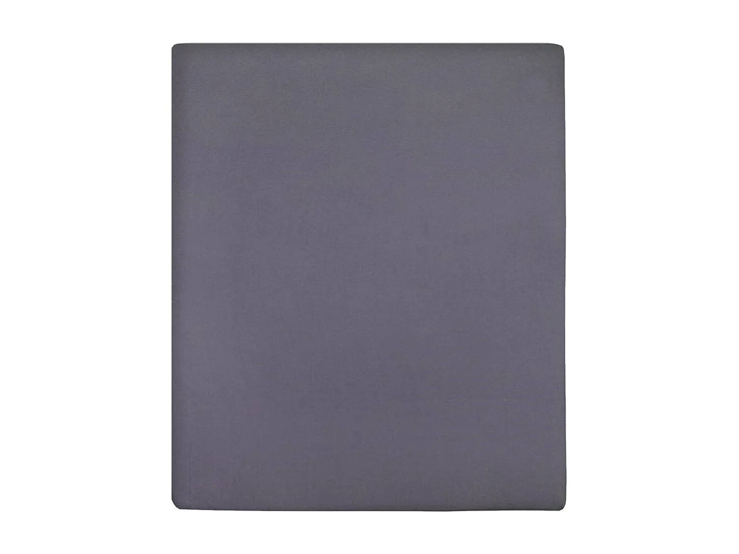 Draps-housses Jersey 2 pcs | Protege-matelas | Housse de matelas Anthracite 140x200 cm Coton
