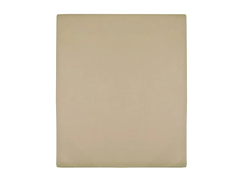 Drap-housse | Protege-matelas | Housse de matelas Jersey Taupe 160x200 cm Coton