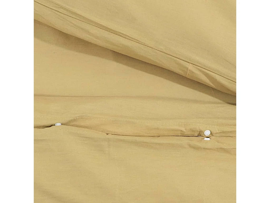 Ensemble de housse de couette | Parure de lit Taupe 260x240 cm Microfibre