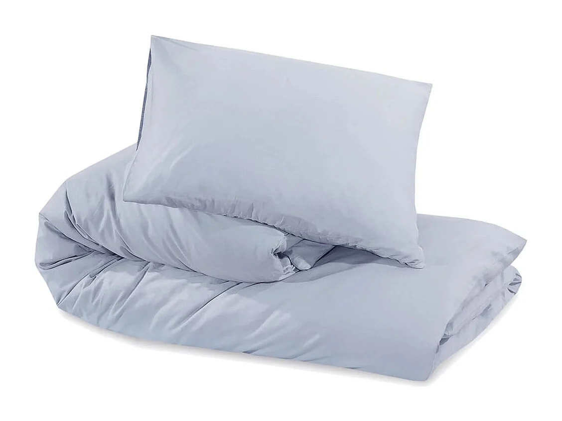 Ensemble de housse de couette | Parure de lit Gris 260x220 cm Microfibre légère