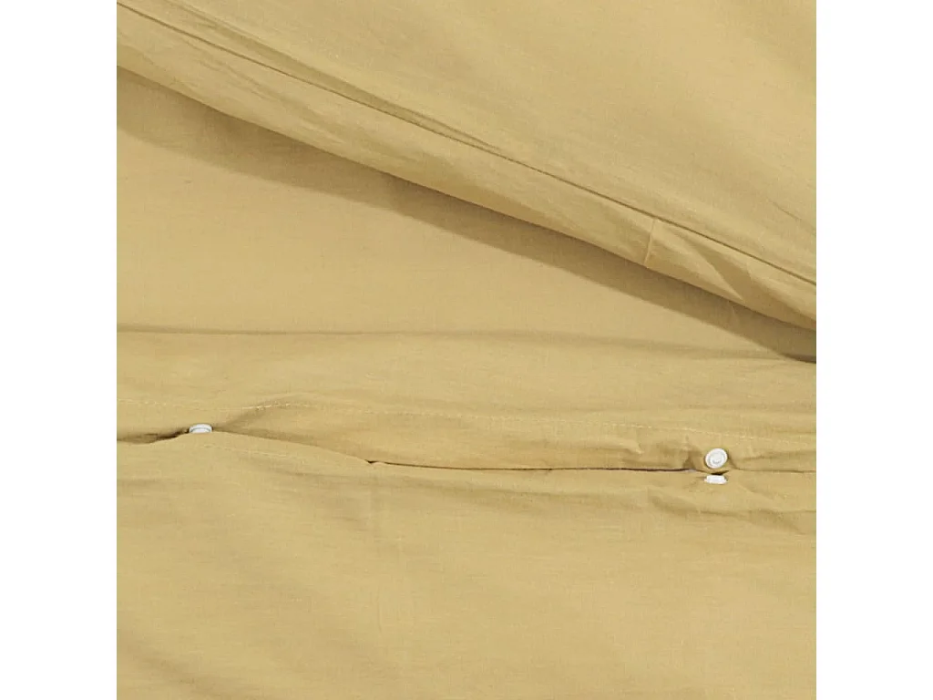 Ensemble de housse de couette | Parure de lit Taupe 200x200 cm Microfibre