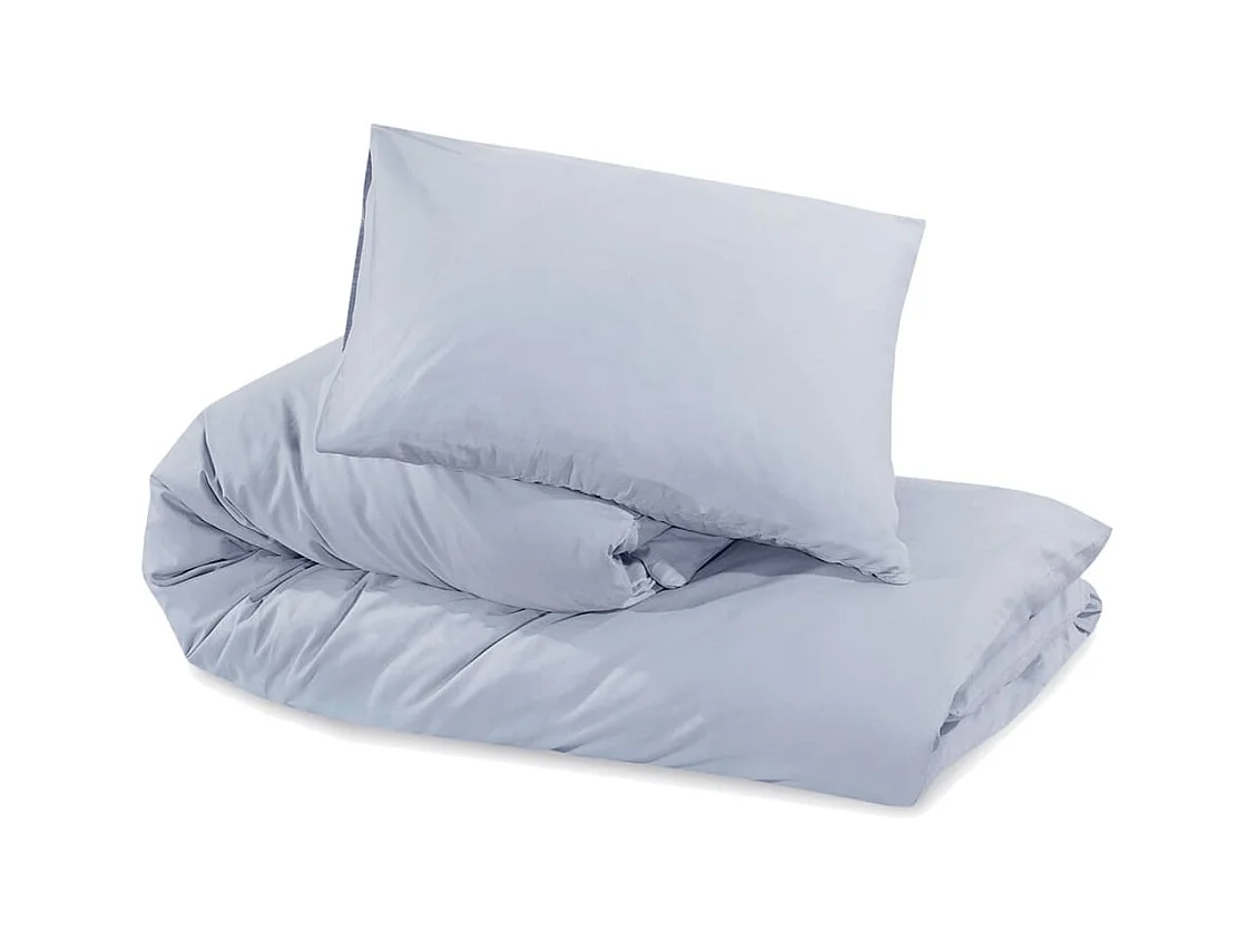 Ensemble de housse de couette | Parure de lit Gris 200x220 cm Microfibre légère