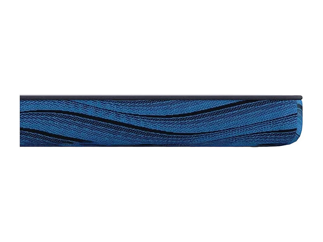 Surmatelas  | Coussins de Matelas | Couvre-matelas Blanc et Bleu 160 x 200 cm