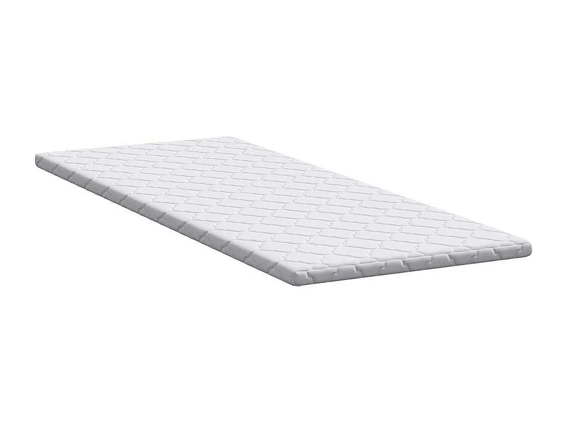 Surmatelas  | Coussins de Matelas | Couvre-matelas Blanc 80 x 200 cm Polyester sans colle