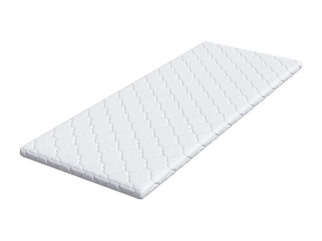 Surmatelas  | Coussins de Matelas | Couvre-matelas Blanc 80 x 200 cm Polyester sans colle