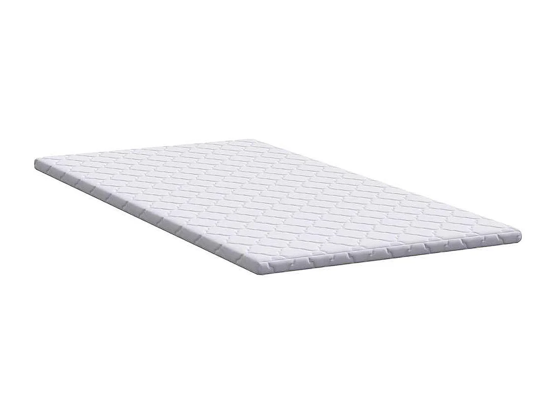 Surmatelas  | Coussins de Matelas | Couvre-matelas Blanc 140 x 190 cm Polyester sans colle
