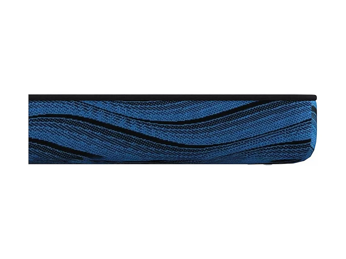 Surmatelas  | Coussins de Matelas | Couvre-matelas Blanc et Bleu 200 x 200 cm