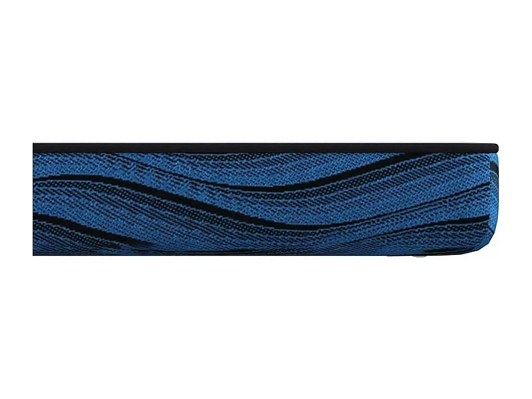 Surmatelas  | Coussins de Matelas | Couvre-matelas Blanc et Bleu 200 x 200 cm