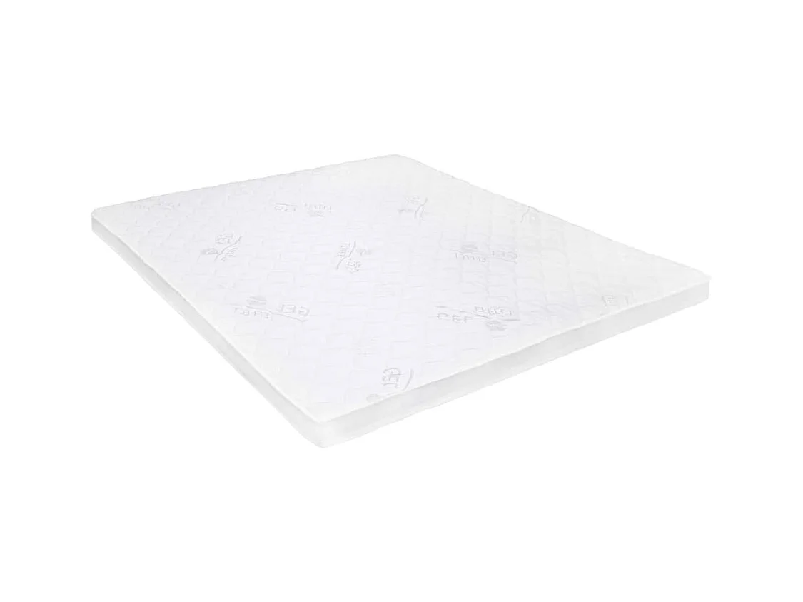 Surmatelas  | Coussin de Matelas 140 x 200 cm Mousse de gel 7 cm