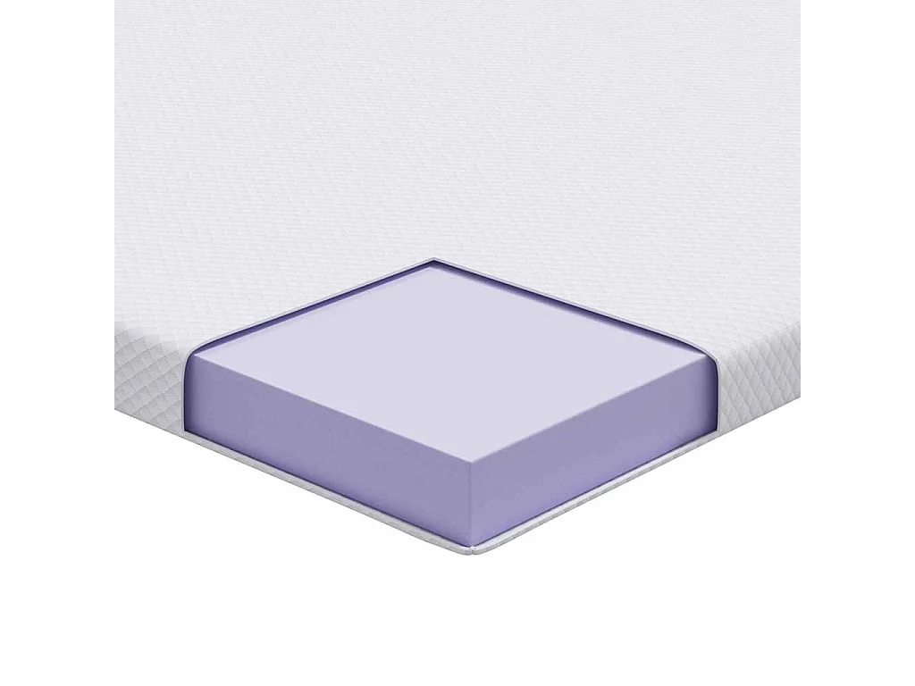 Surmatelas  | Coussins de Matelas | Couvre-matelas Blanc 160 x 200 cm