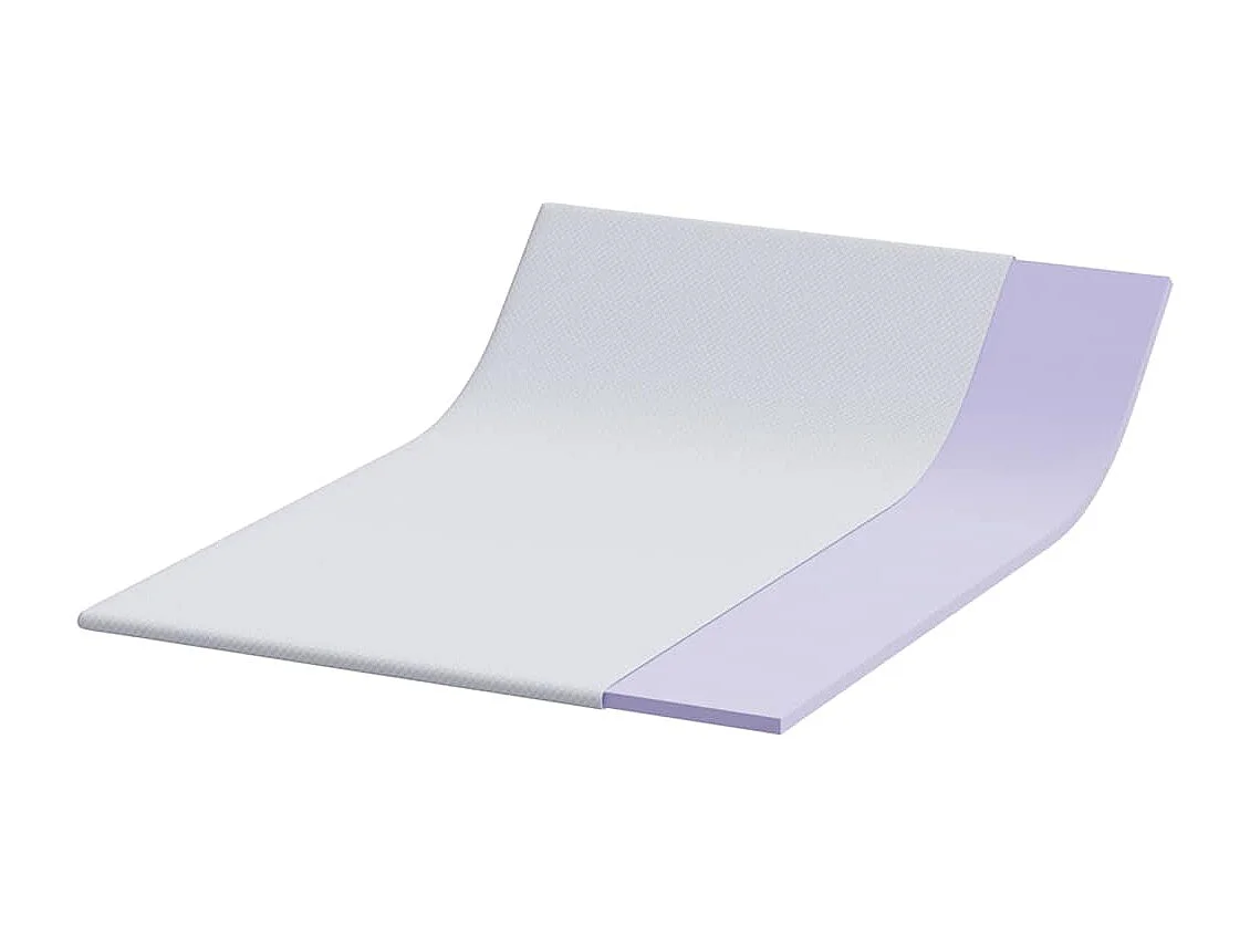 Surmatelas  | Coussins de Matelas | Couvre-matelas Blanc 140 x 190 cm