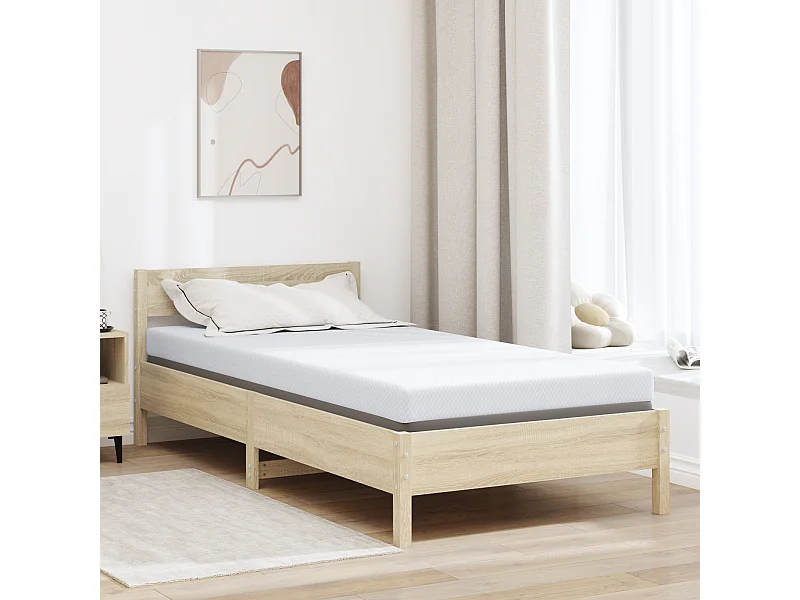 Surmatelas  | Coussins de Matelas | Couvre-matelas Blanc 90 x 200 cm