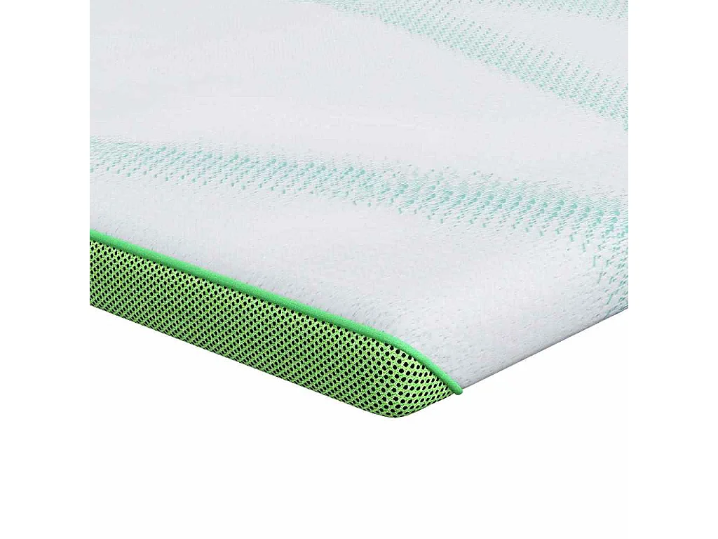 Surmatelas  | Coussins de Matelas | Couvre-matelas Other Blanc et vert 140 x 200 cm