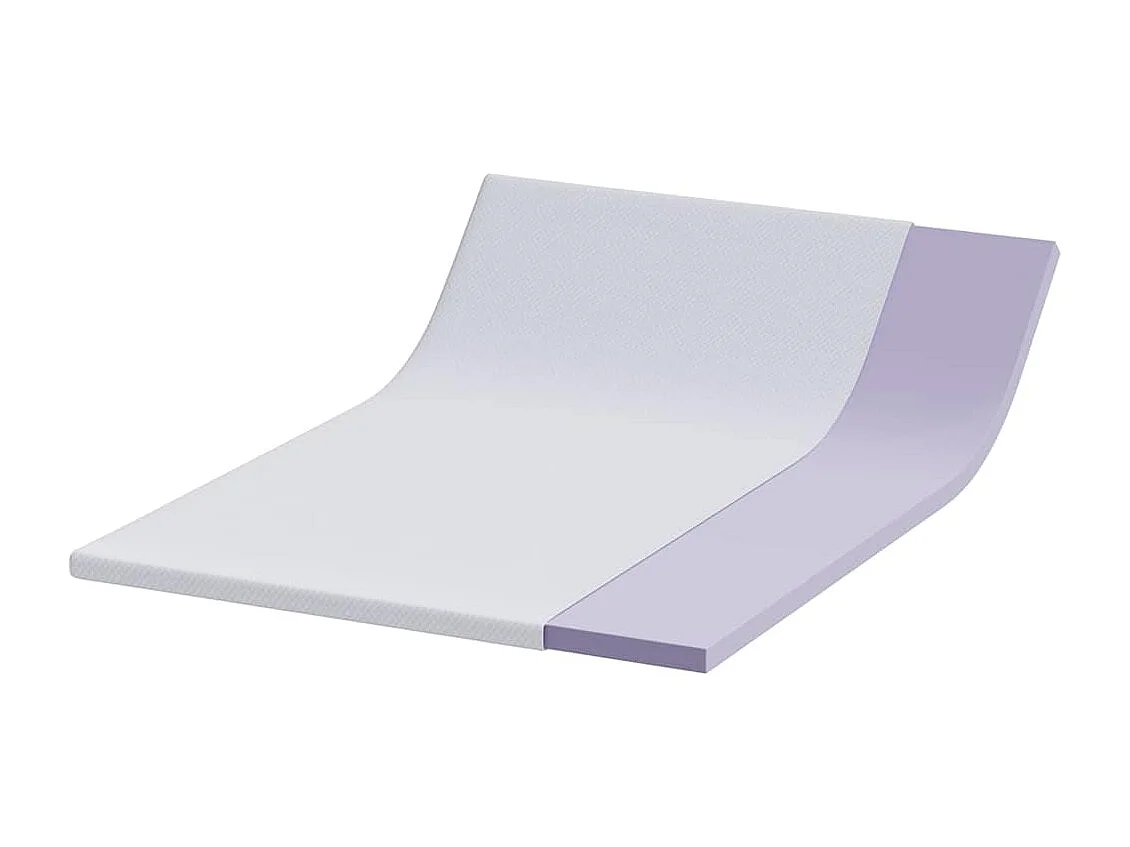 Surmatelas  | Coussins de Matelas | Couvre-matelas Blanc 140 x 200 cm