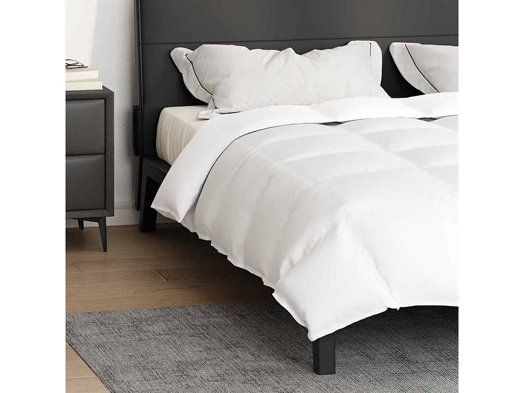 Couettes & Duvets | Couverture Blanc 240 x 220 cm Bas