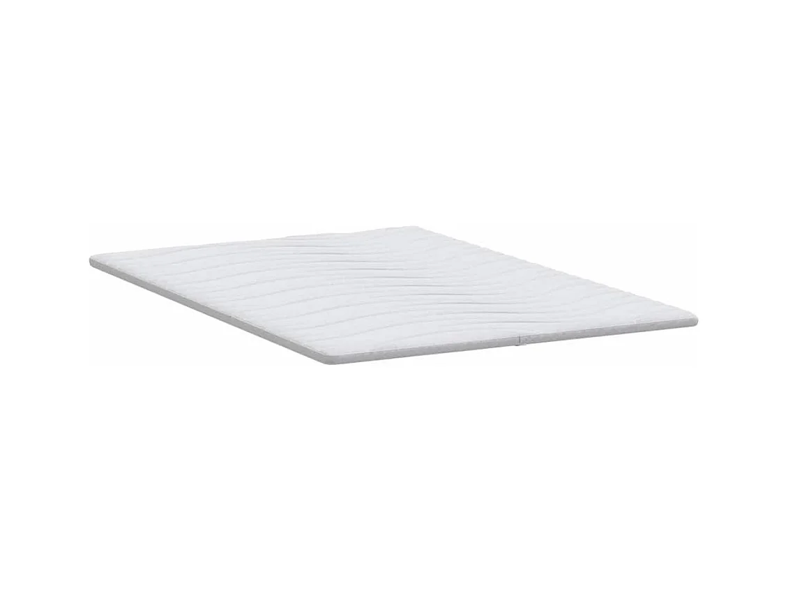 Surmatelas  | Coussins de Matelas | Couvre-matelas Blanc 140 x 200 cm Polyester sans colle