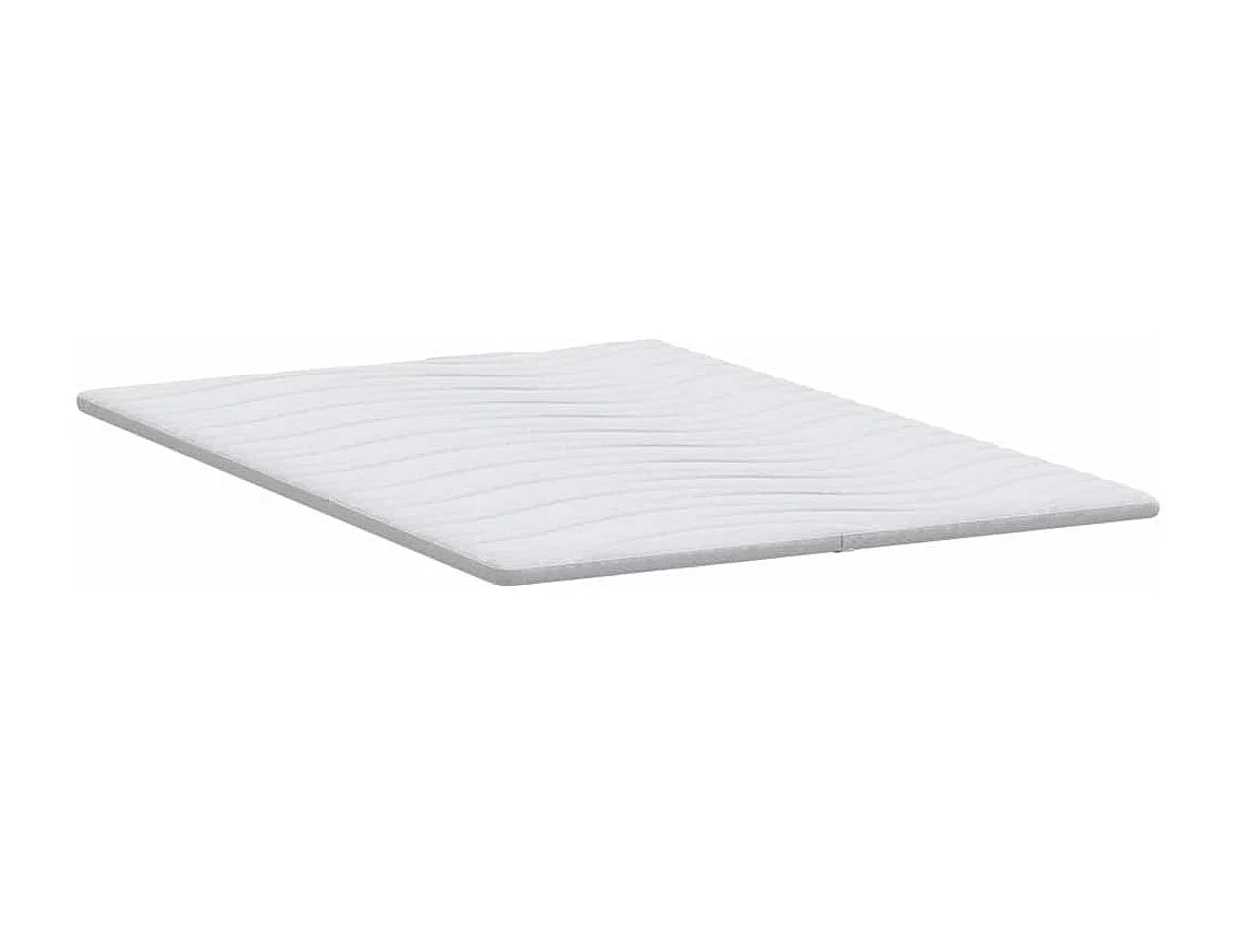 Surmatelas  | Coussins de Matelas | Couvre-matelas Blanc 140 x 200 cm Polyester sans colle