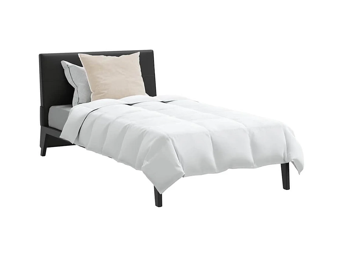 Ensemble de Couette avec oreiller 2 pcs Duvets | Couverture Blanc 155 x 200 cm Bas