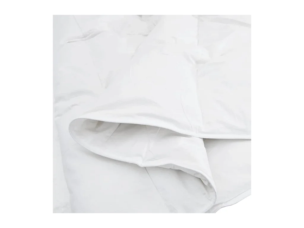 Ensemble de Couette avec oreiller 2 pcs Duvets | Couverture Blanc 155 x 200 cm Bas