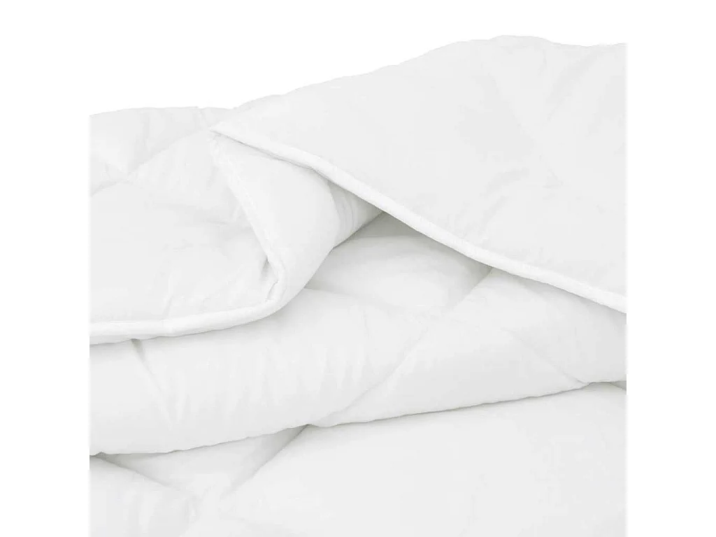 Couettes & Duvets | Couverture Blanc 155 x 200 cm Microfibre