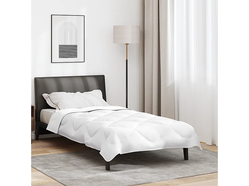 Couettes & Duvets | Couverture Blanc 140 x 200 cm Microfibre