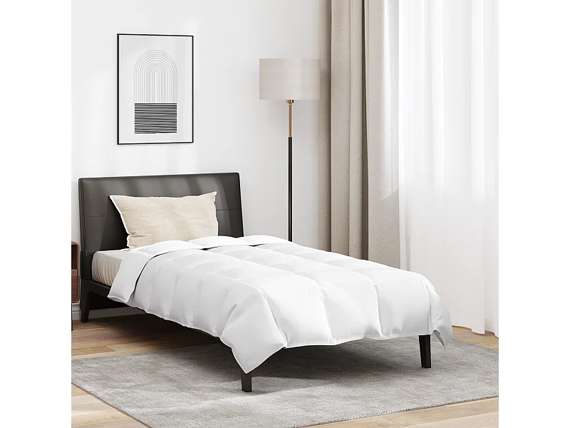 Couette | Duvet | Couverture avec oreiller 2 pcs Blanc 135 x 200 cm Bas